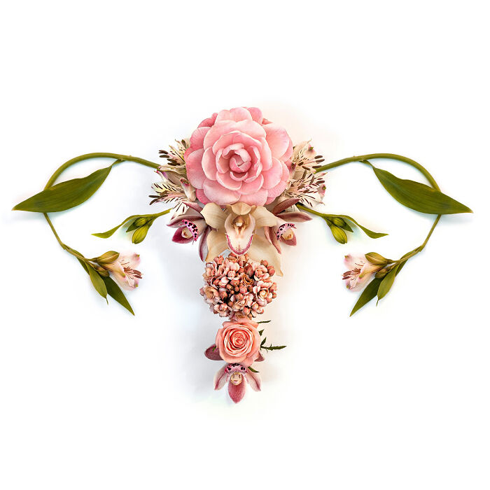 These Flower-Powered Artworks Totally Nail What It Feels Like to Be a Woman (37 Pics)