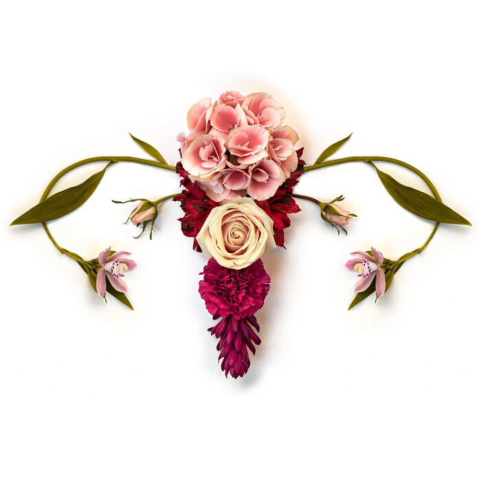 These Flower-Powered Artworks Totally Nail What It Feels Like to Be a Woman (37 Pics)