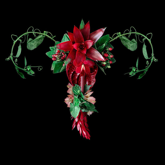 These Flower-Powered Artworks Totally Nail What It Feels Like to Be a Woman (37 Pics)