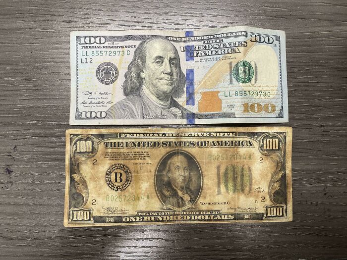 Customer Pays With 1934 $100 Bill — Banknotes or Time Machines?