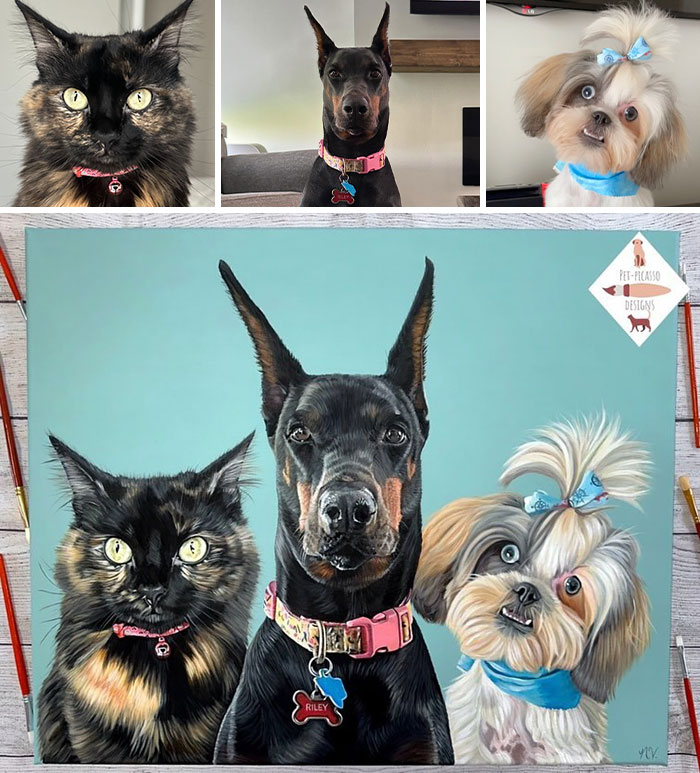 Wait, This Artist Paints Pets So Real You’ll Do a Double-Take!