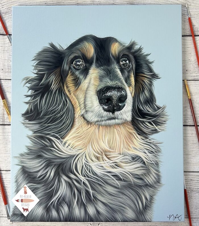 Wait, This Artist Paints Pets So Real You’ll Do a Double-Take!