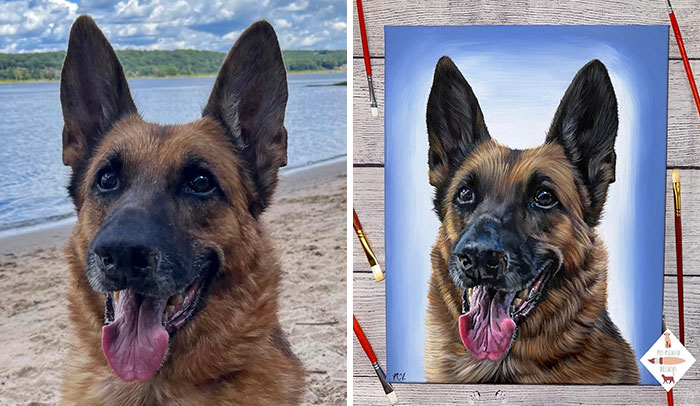 Wait, This Artist Paints Pets So Real You’ll Do a Double-Take!