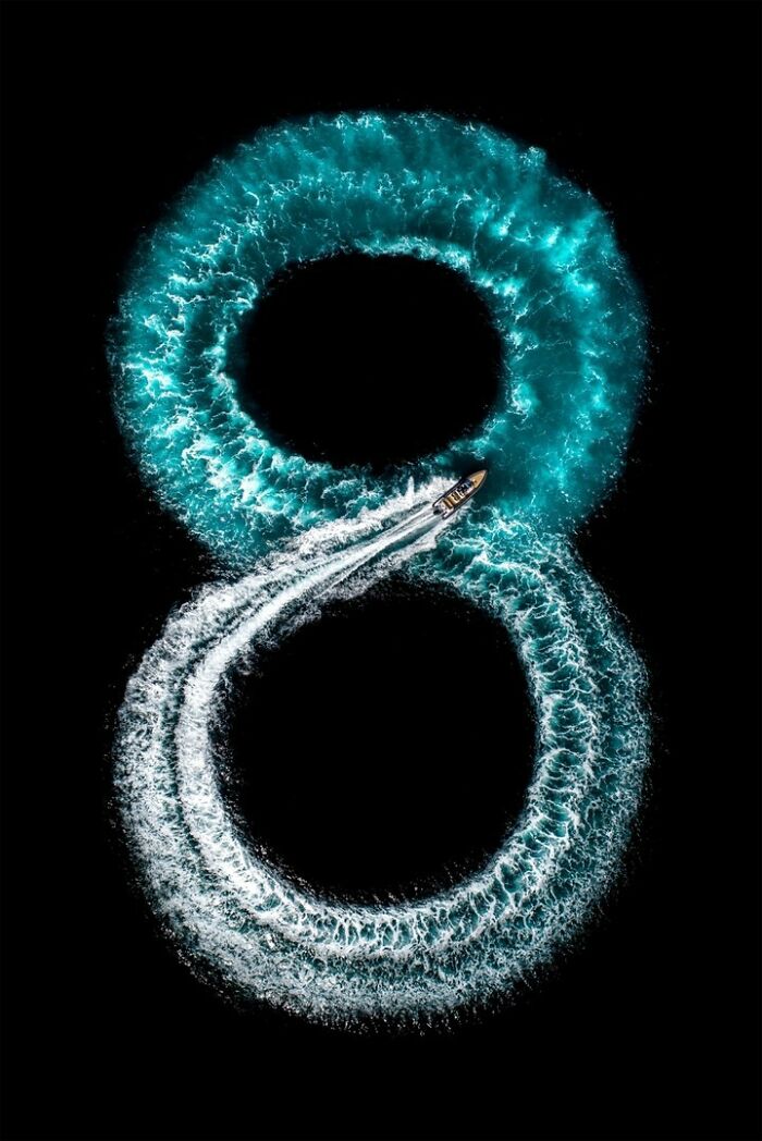 Boat and Drone’s Crazy Figure Eight