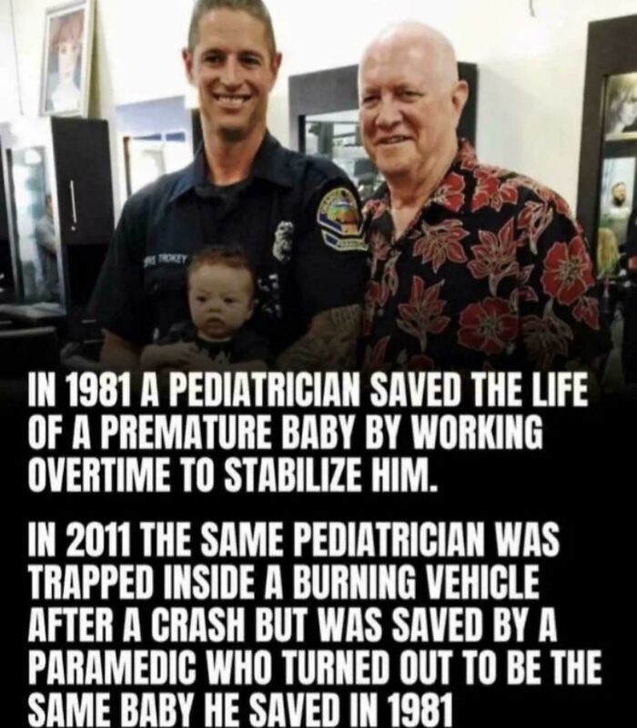 The Baby Saved In '81 Became His Lifesaver 30 Years Later