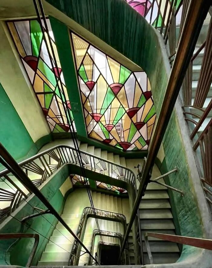 Stained Glass Staircase That’s A Work Of Art, Egypt