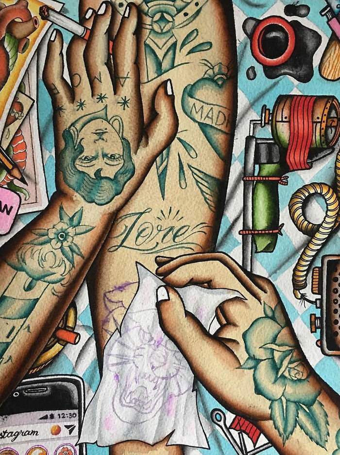 Wait, Tattoo Artists Are Painting Too? Check Out 62 Mind-Blowing Pieces!
