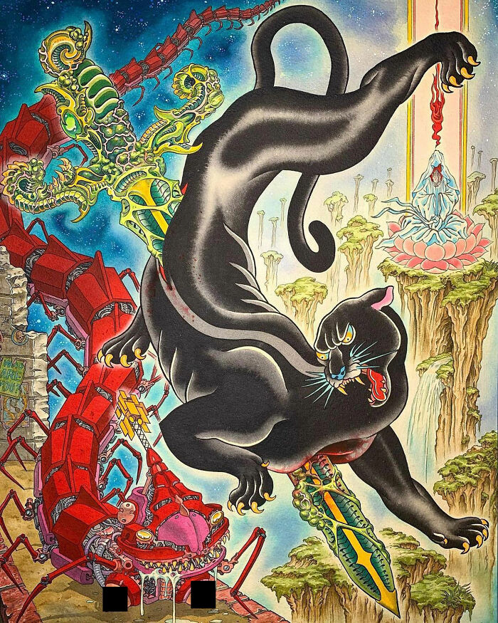 Wait, Tattoo Artists Are Painting Too? Check Out 62 Mind-Blowing Pieces!