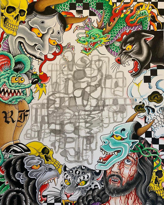 Wait, Tattoo Artists Are Painting Too? Check Out 62 Mind-Blowing Pieces!