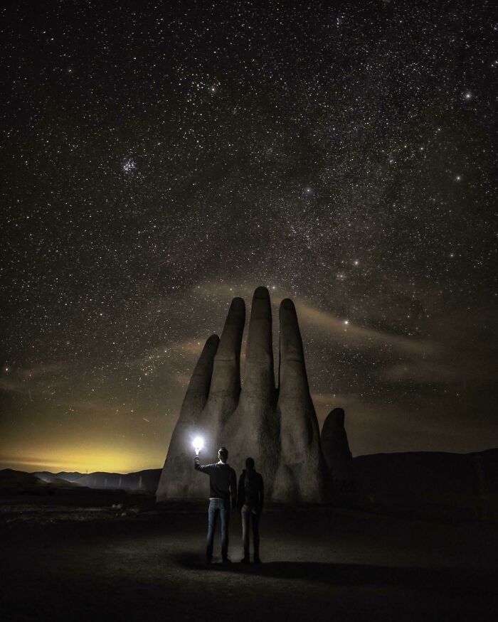 Someone Built A Giant Hand In The Chilean Desert