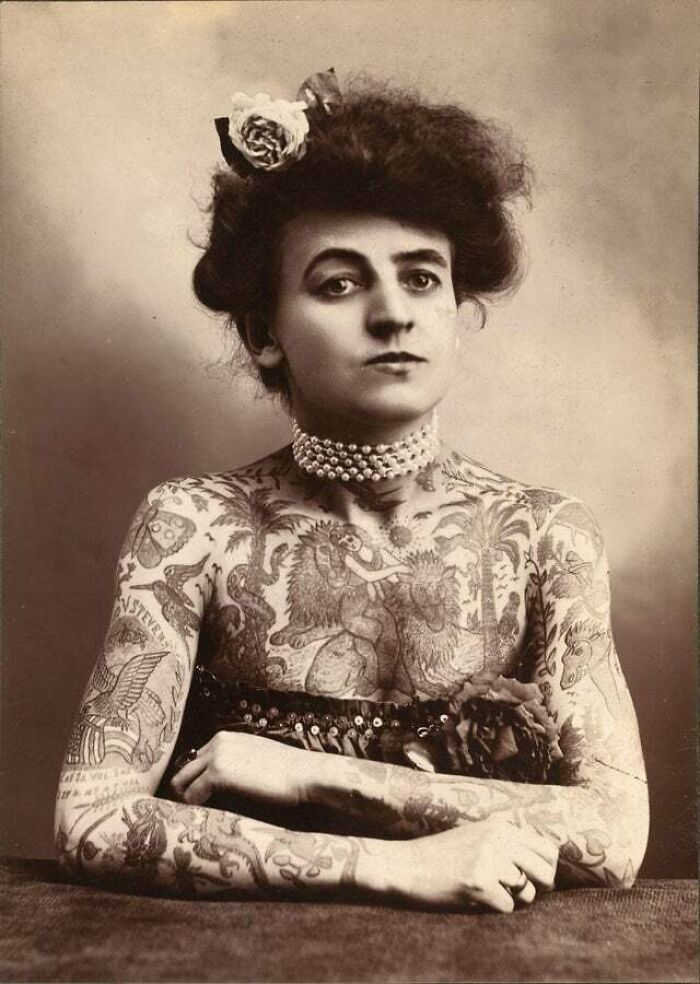 Back in 1907, Maud Wagner Was Breaking Rules AND Tattooing When Neither Was Cool