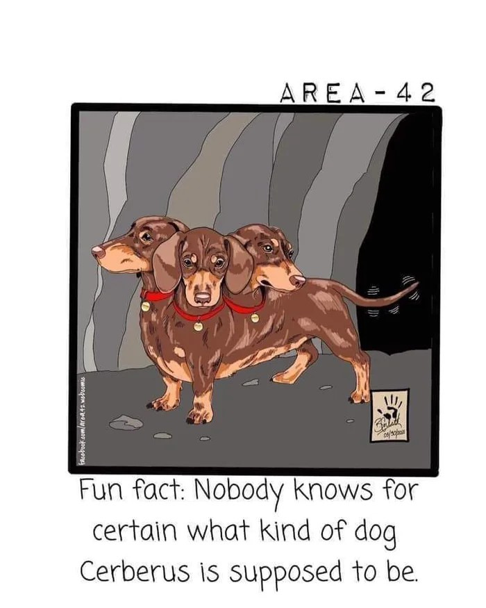 Cerberus, Hades’ Three-Headed Dog, Literally Means 'Spotted,' So His Name Could Just Be 'Spot'