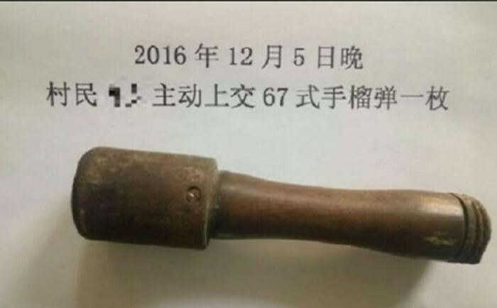 Guy in China Used a Live Hand Grenade as a Walnut Cracker for 25 Years—Yeah, You Read That Right