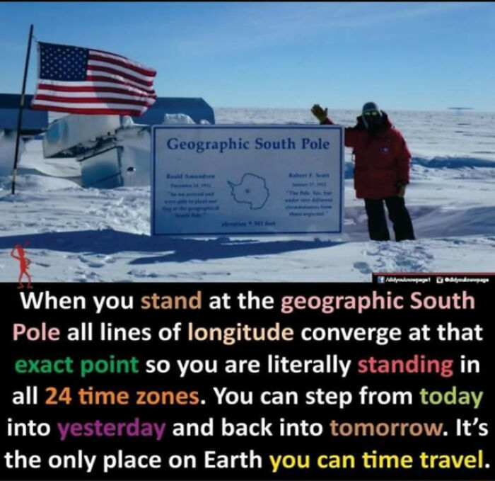 You Can Time Travel at the South Pole. Seriously.