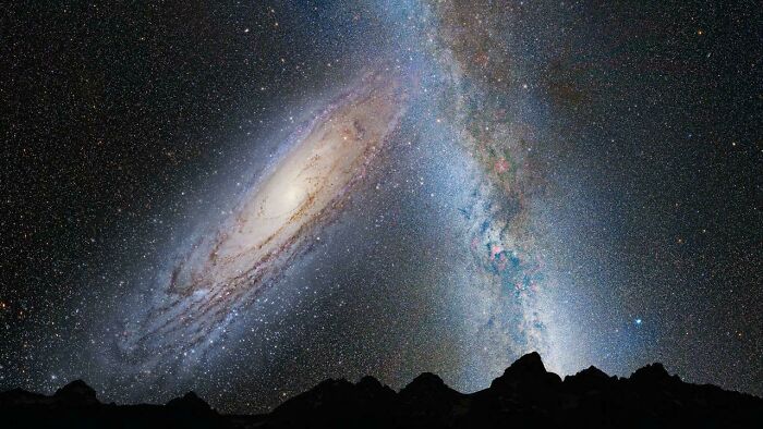 In 4.5 Billion Years, The Milky Way Will Smash Into The Andromeda Galaxy. Space Drama!