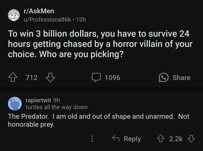 Not Exactly Prize-Worthy Prey