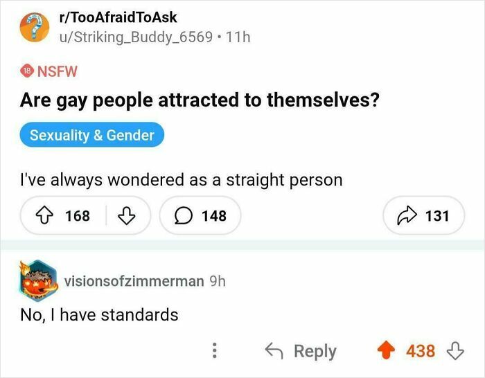 My Standards? Questionable