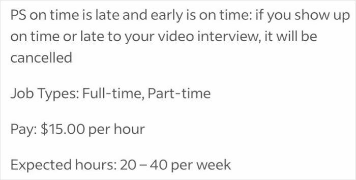 If You’re On Time, Your Interview Might Get Canceled