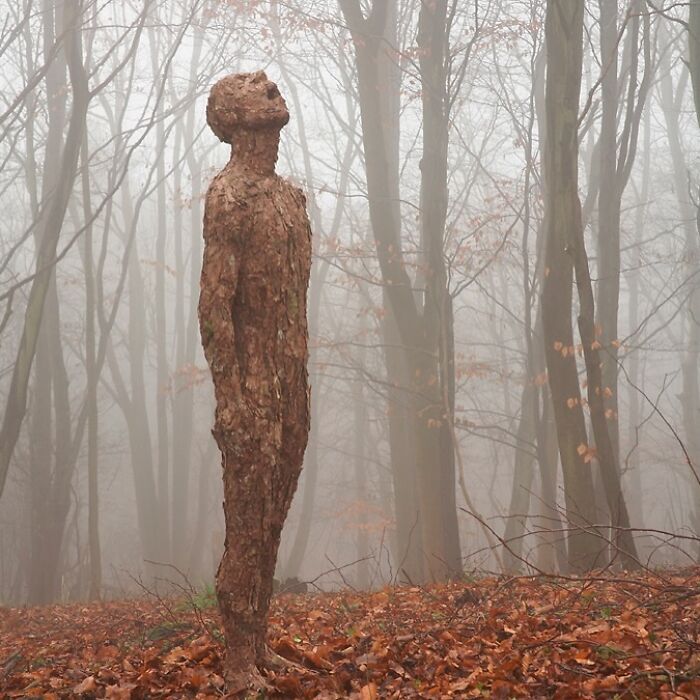 Gathering Project: Sculpted People Like Leaves on a Tree