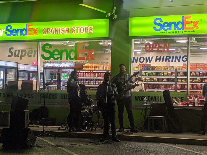 FedEx Offbrand With A Mariachi Band Out Front
