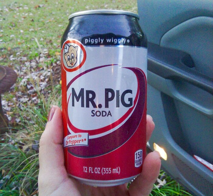 Knockoff Dr. Pepper Soda Called Mr. Pig
