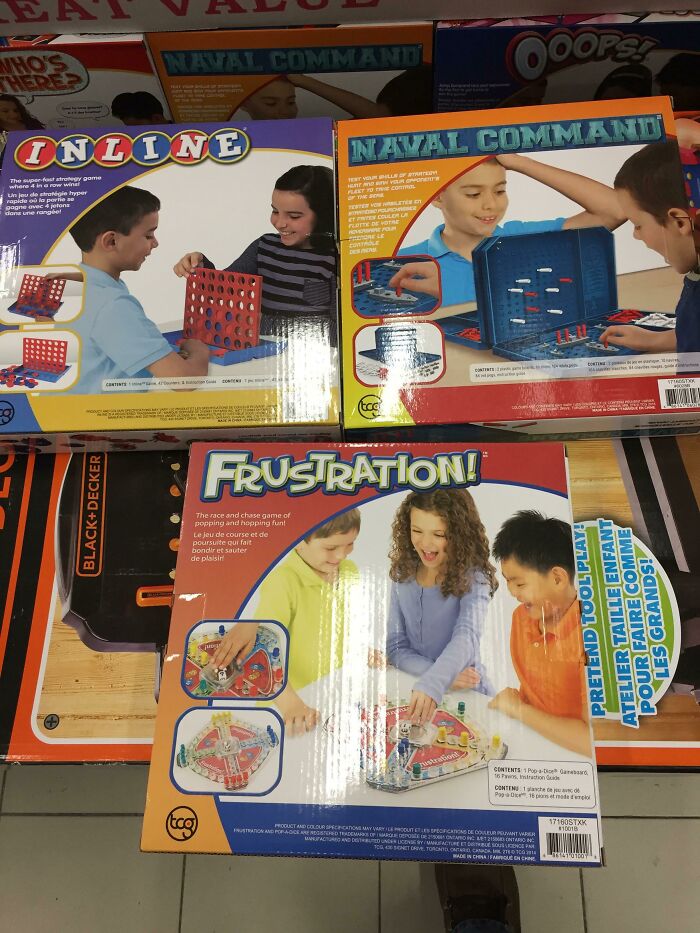 Connect Four, Battleship And Trouble Knockoffs