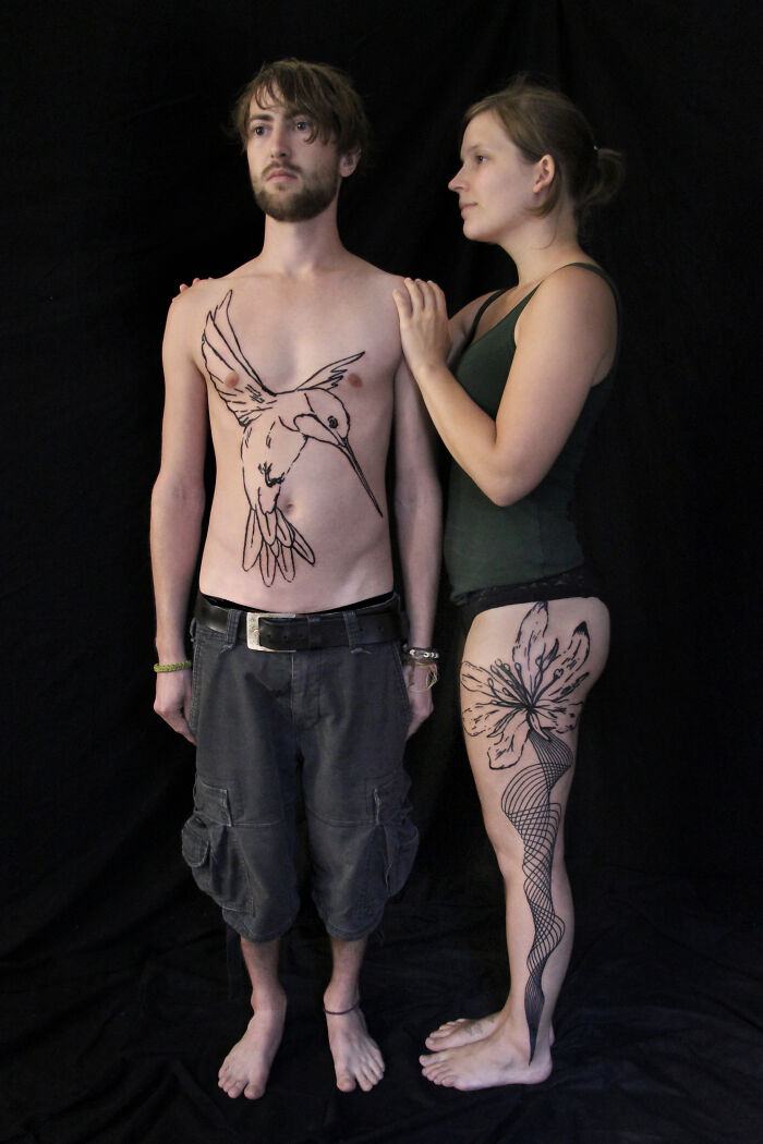 Wait, These Tattoos Actually Connect Two People?!