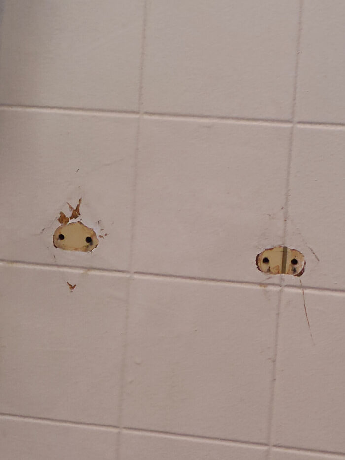 Bought a House and the Previous Owners Swiped the Toilet Paper Holder