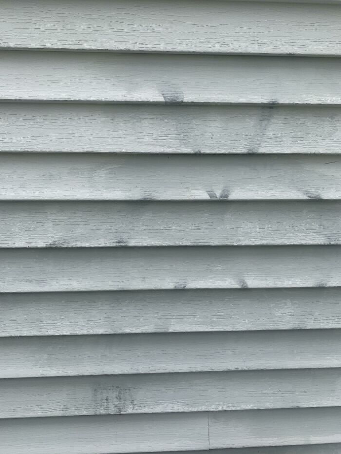 Power Washing Siding Only to Reveal Hidden Graffiti Surprise