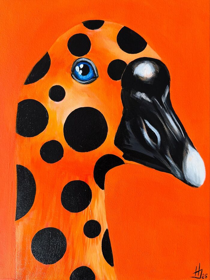 Yep, These Geese Got Stripped, Spotted, And Seriously Jazzed Up!