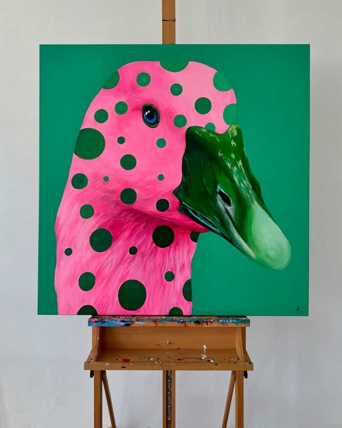 Yep, These Geese Got Stripped, Spotted, And Seriously Jazzed Up!