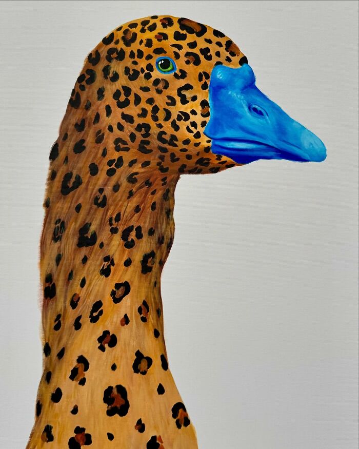 Yep, These Geese Got Stripped, Spotted, And Seriously Jazzed Up!