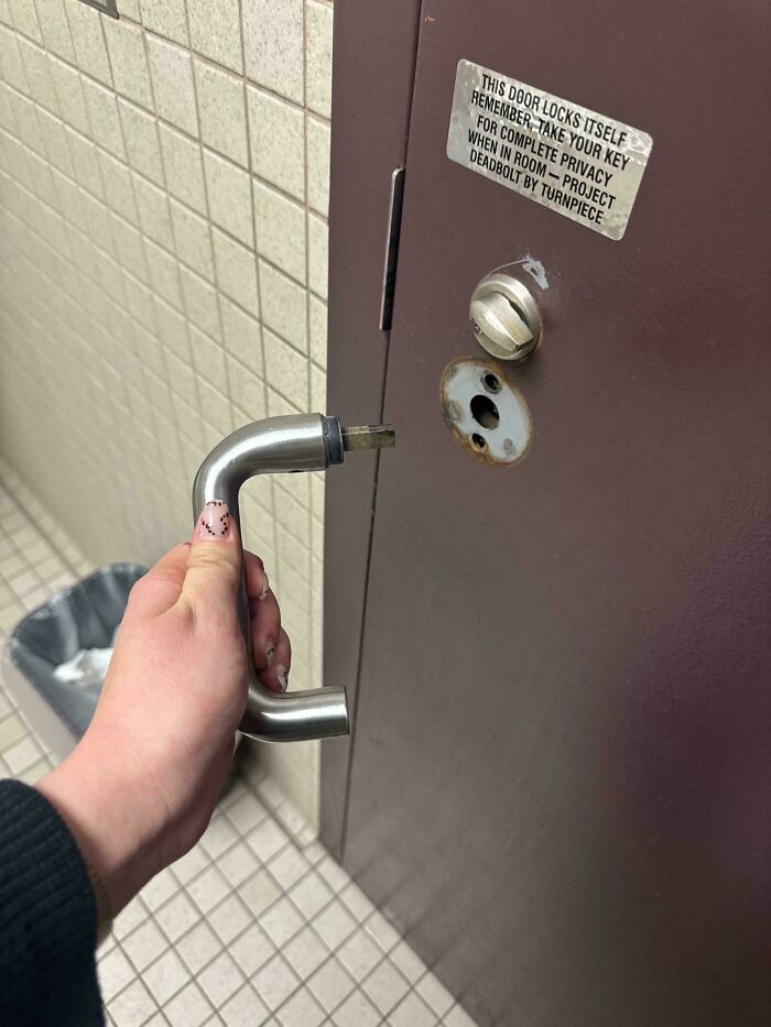 Stuck in the Work Bathroom Drama