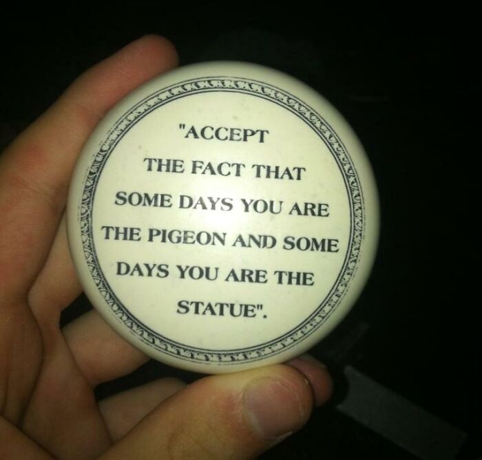 Wait, People Actually Got Life Tips From Weird Places?!