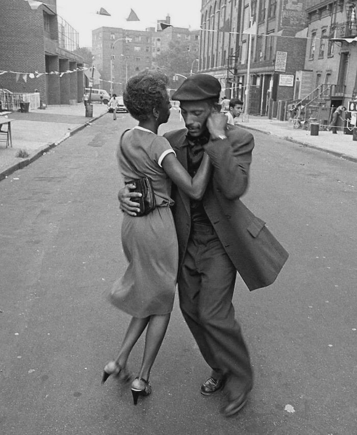 Couple Dancing Their Hearts Out in NYC, 1979