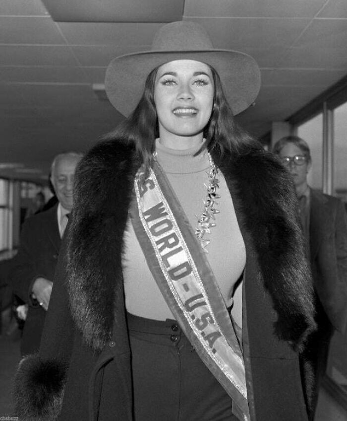 Lynda Carter Winning Miss World Before Wonder Woman Fame, 1972