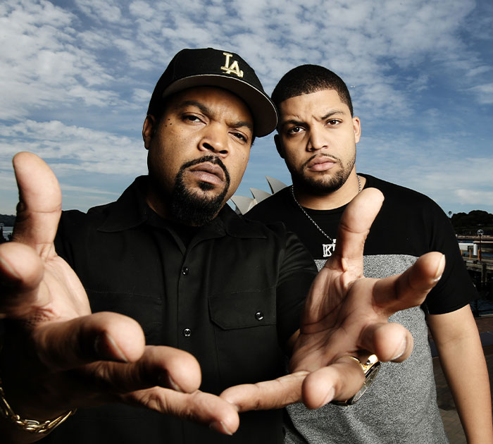 Ice Cube and O’shea Jackson Jr.