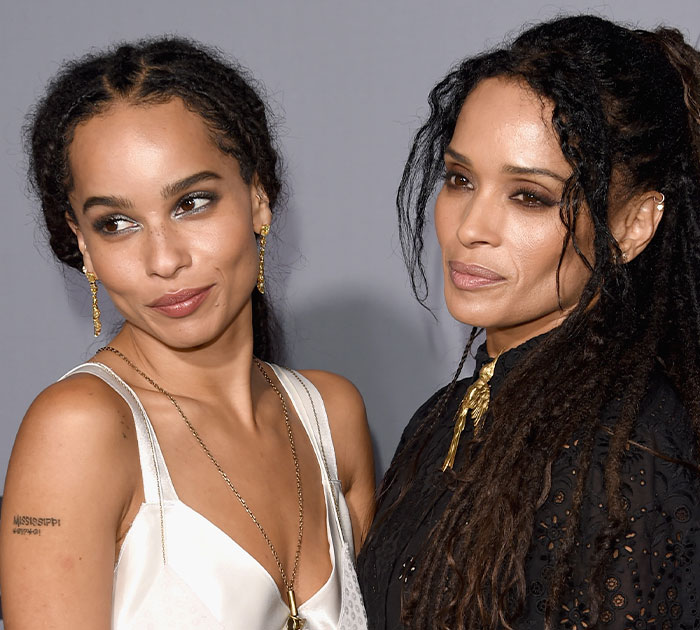 Lisa Bonet and Zoë Kravitz