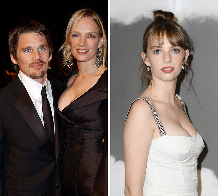 Uma Thurman and Maya Hawke