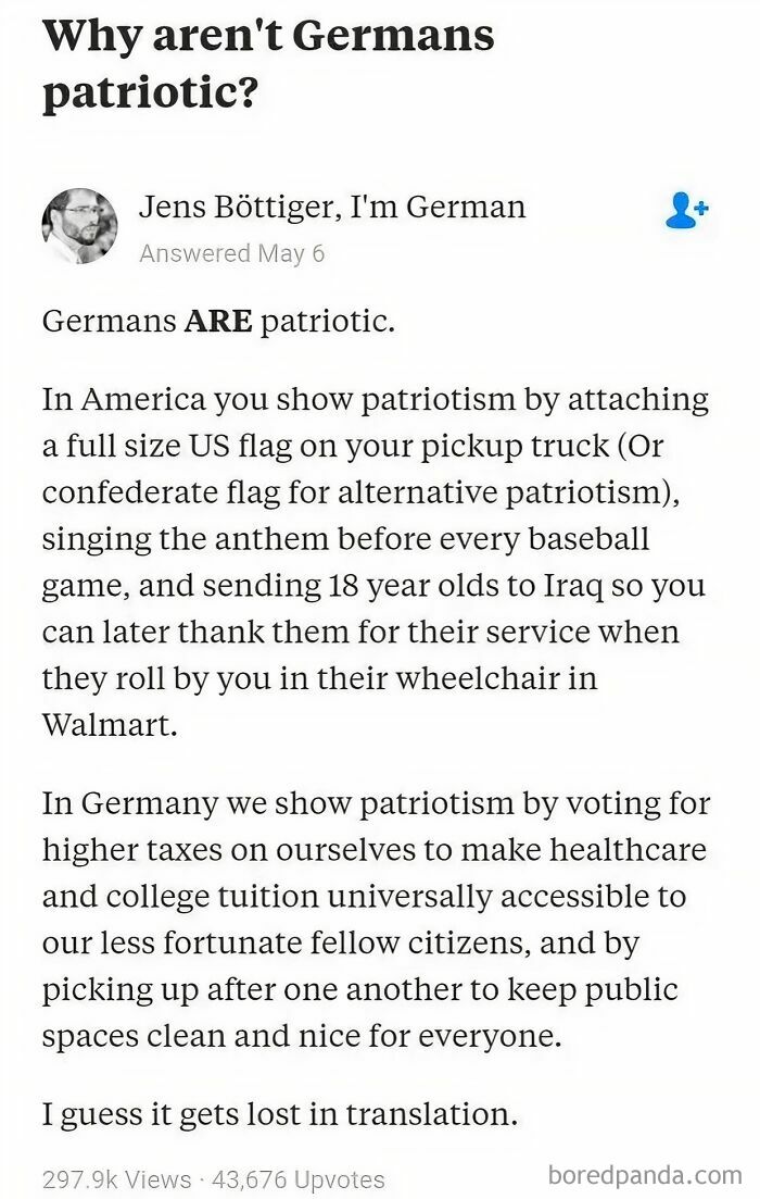 Even German Patriotism Looks Better Here