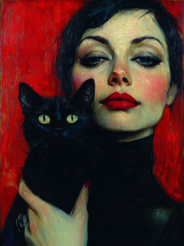 Check Out These Mind-Bending Human-Cat Portraits That Blur the Lines!