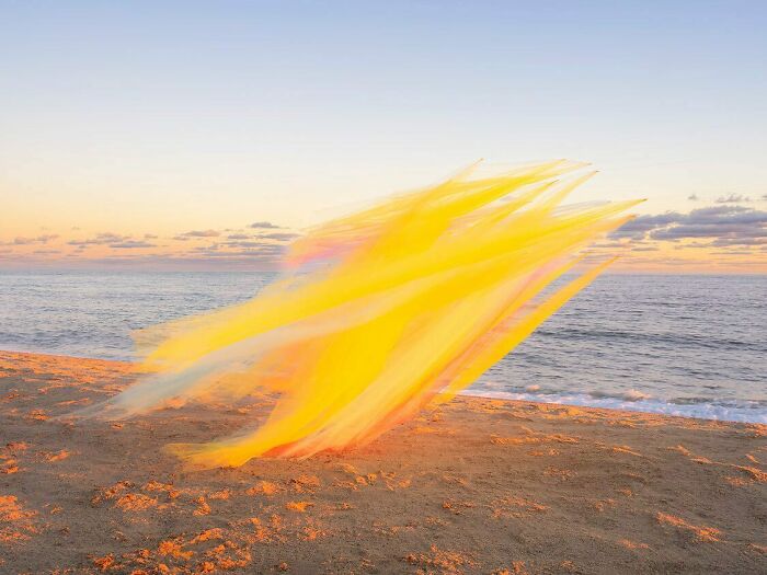 Wait, This Guy Just Tossed Fabric Into Nature and It Looked Like Magic (40 Pics)