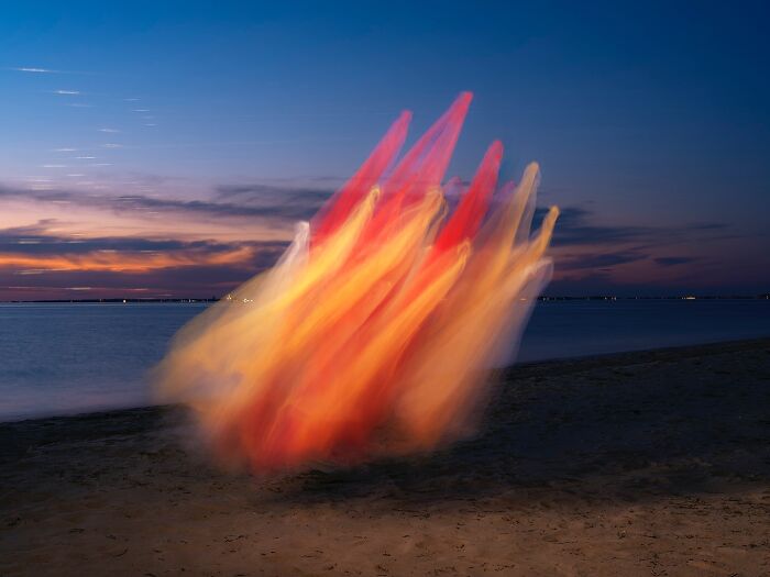 Wait, This Guy Just Tossed Fabric Into Nature and It Looked Like Magic (40 Pics)