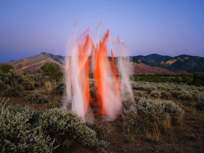 Wait, This Guy Just Tossed Fabric Into Nature and It Looked Like Magic (40 Pics)