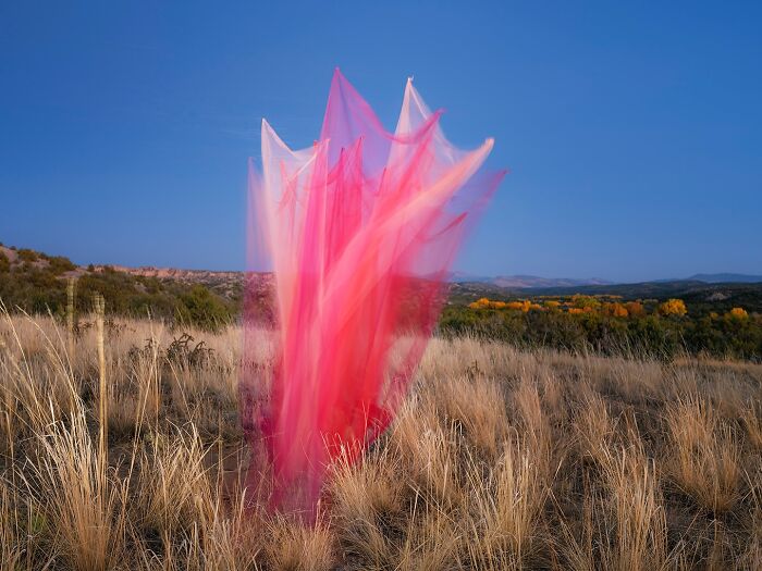 Wait, This Guy Just Tossed Fabric Into Nature and It Looked Like Magic (40 Pics)