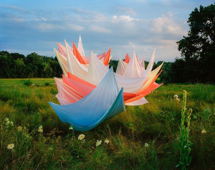 Wait, This Guy Just Tossed Fabric Into Nature and It Looked Like Magic (40 Pics)