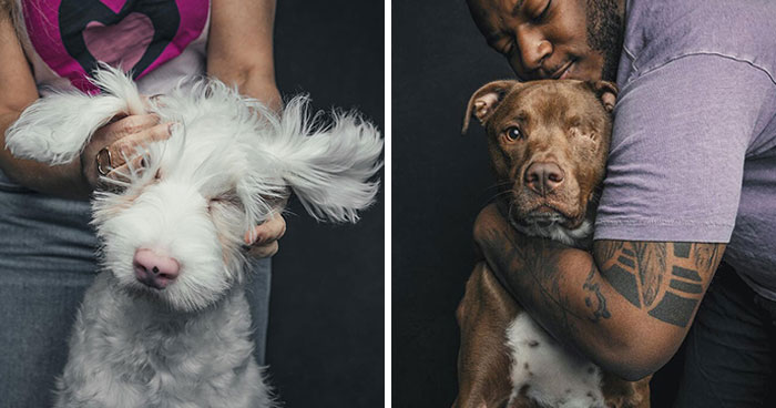 Wait, They Actually Took 40 Adorable Rescue Dog Photos With Their Humans?!