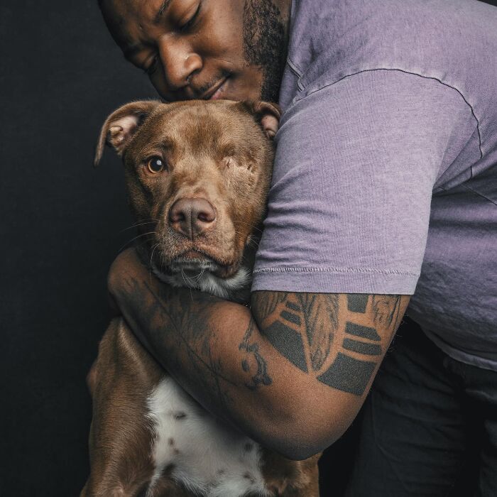 Wait, They Actually Took 40 Adorable Rescue Dog Photos With Their Humans?!