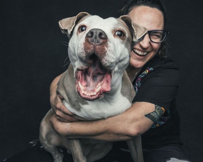 Wait, They Actually Took 40 Adorable Rescue Dog Photos With Their Humans?!