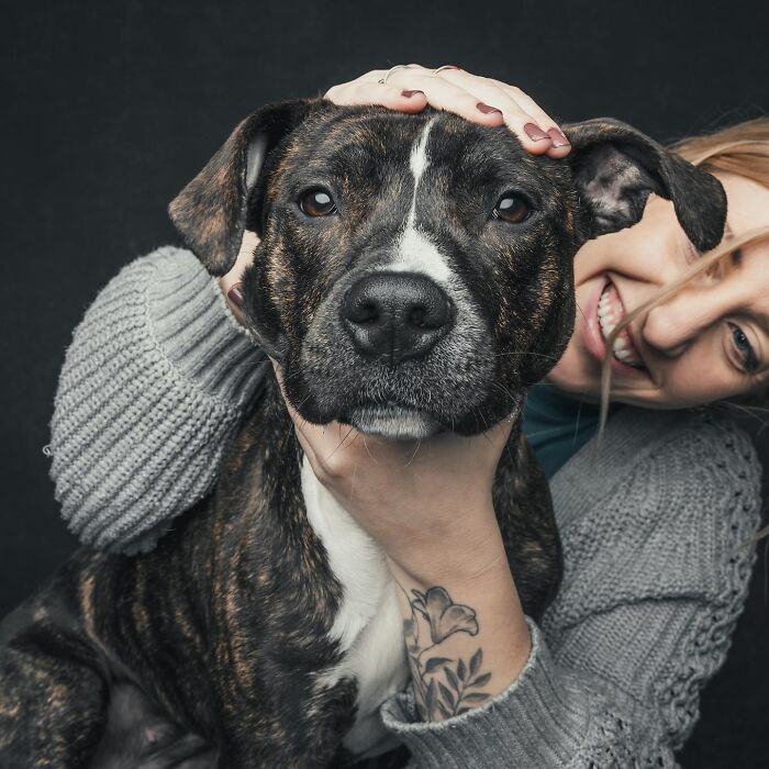 Wait, They Actually Took 40 Adorable Rescue Dog Photos With Their Humans?!